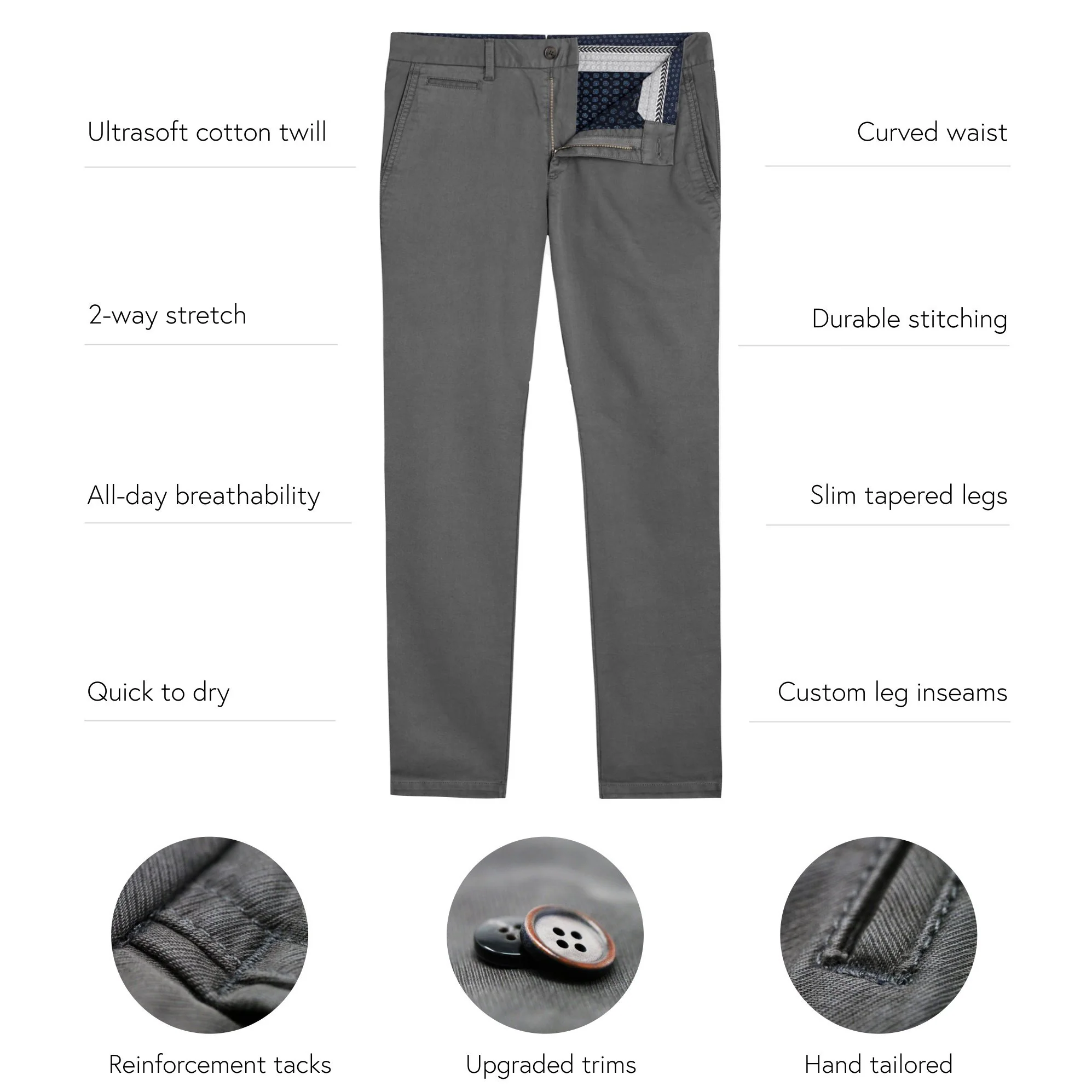 Feel Good Chinos in Faded Black - Image 20