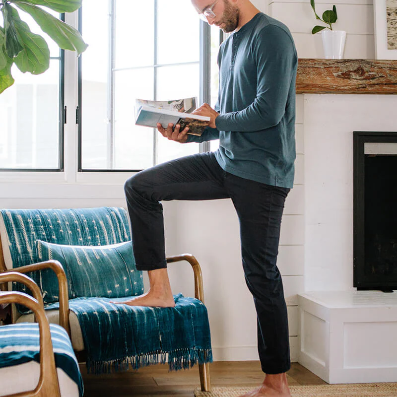 Feel Good Chinos in Ink Blue - Image 32