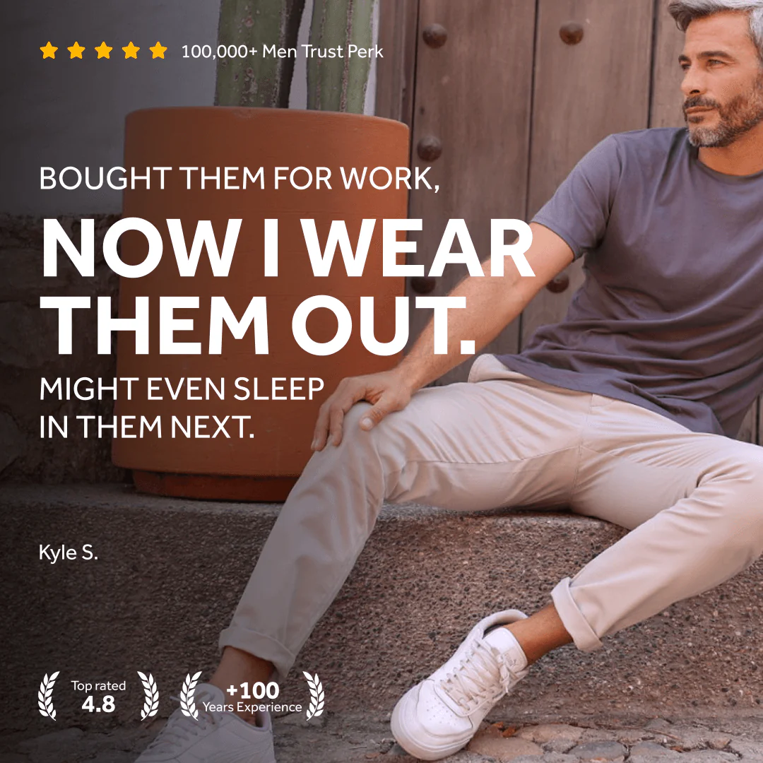 Feel Good Light Khaki Chinos - Image 4