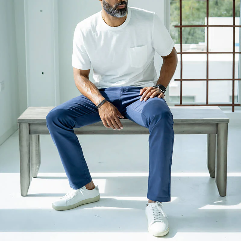 Feel Good Riverside Blue Chinos - Image 18