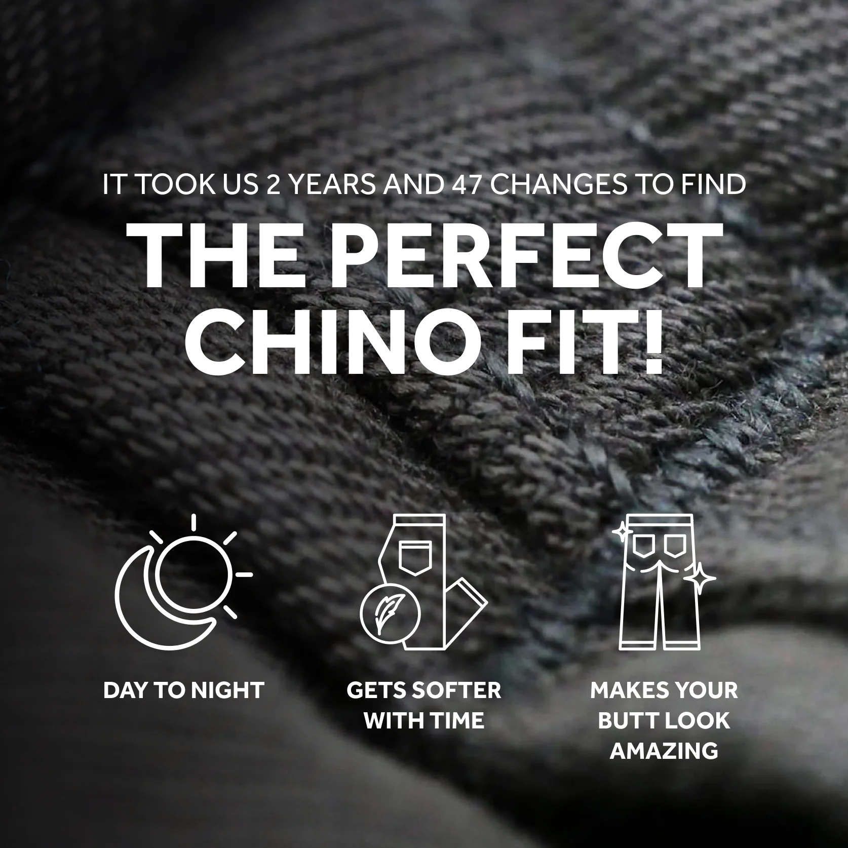 Feel Good Solid Black Chinos - Image 12