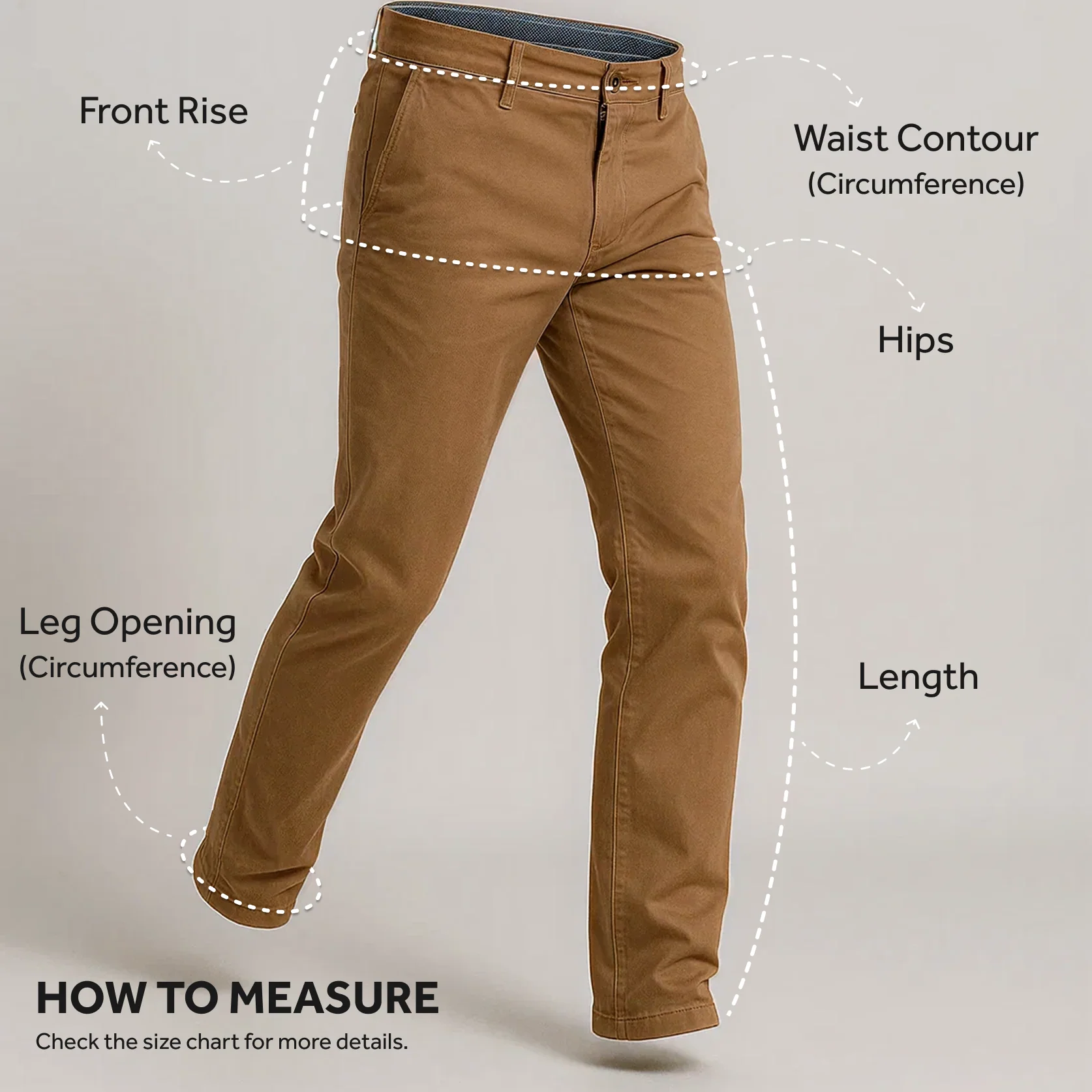 Feel Good Solid Black Chinos - Image 15