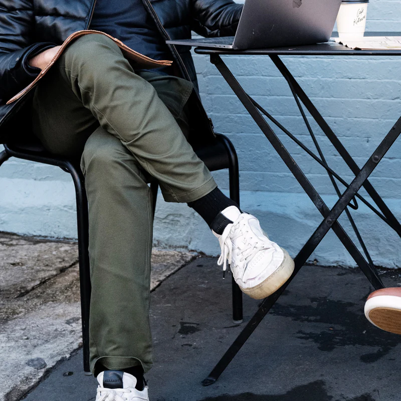 Feel Good Camo Olive Chinos - Image 32